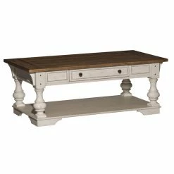 Best Pirce ✔️ Rectangle Coffee Tables Liberty Furniture Industries Morgan Creek Cocktail Table ✨ -Coffee Tables Sale Store detailLFI3397