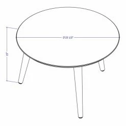 Flash Sale 🤩 Round Coffee Tables Manhattan Comfort Moore Coffee Table 🥰 -Coffee Tables Sale Store detailMANH490