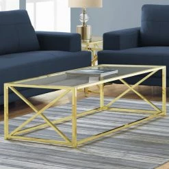 Best reviews of 🎁 Rectangle Coffee Tables Monarch Specialties Glass Top Coffee Table With Cross Legs 😀 14 Best reviews of 🎁 Rectangle Coffee Tables Monarch Specialties Glass Top Coffee Table With Cross Legs 😀 -Coffee Tables Sale Store detailMON1611