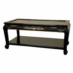 Budget ❤️ Rectangle Coffee Tables Oriental Furniture Coffee Table With Shelf 😍 -Coffee Tables Sale Store detailOUI1439