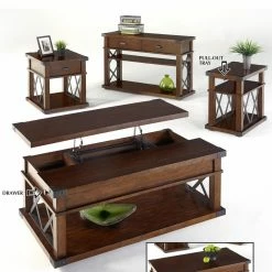 Cheap 🎁 Rectangle Coffee Tables Progressive Furniture Landmark Cocktail Table ✔️ -Coffee Tables Sale Store detailPRGF771