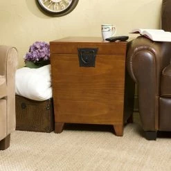 Best deal 🤩 Rectangle Coffee Table Sets Southern Enterprises Pyramid Trunk Table Collection 🥰 -Coffee Tables Sale Store detailSEI1311