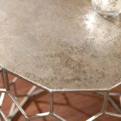 Buy 🥰 Round Coffee Tables Southern Enterprises Clarissa Metal Accent Table ❤️ -Coffee Tables Sale Store detailSEI2087