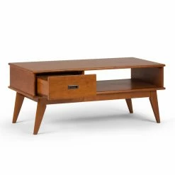 Best deal 🎉 Brooklyn & Max Rectangle Coffee Tables Brooklyn + Max Baxter Solid Hardwood Coffee Table ⭐ -Coffee Tables Sale Store detailSIMP1088