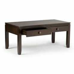 Flash Sale 🛒 Brooklyn & Max Rectangle Coffee Tables Brooklyn + Max City Solid Wood Rectangle Coffee Table ⌛ -Coffee Tables Sale Store detailSIMP1592
