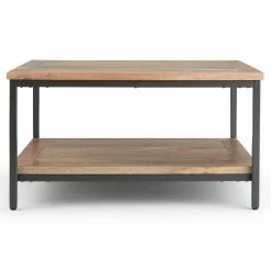 Discount 🛒 Brooklyn & Max Square Coffee Tables Brooklyn & Max Glenna Modern Industrial Coffee Table ❤️ -Coffee Tables Sale Store detailSIMP1835