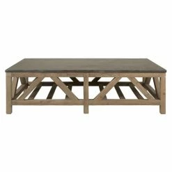 Outlet 😀 Rectangle Coffee Tables Orient Express Furniture Blue Stone Coffee Table 😀 -Coffee Tables Sale Store detailSRI512