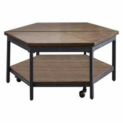 Discount ⭐ Other Shapes - Coffee Tables Steve Silver Co. Ultimo Hexagon Lift-Top Cocktail Table 😉 -Coffee Tables Sale Store detailSSC3035