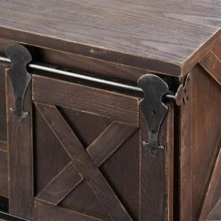 Budget 👏 Rectangle Coffee Tables StyleCraft 2 Door 1 Drawer And Shelf Wooden Coffee Table 💯 -Coffee Tables Sale Store detailSTL2027