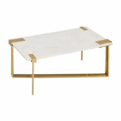Cheapest 👏 Rectangle Coffee Tables TOV Furniture Daneb Marble Cocktail Table ❤️ -Coffee Tables Sale Store detailTOVF752
