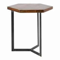 Promo 🔔 Other Shapes - Coffee Tables DecMode Contemporary Hexagonal Bunching Coffee Tables - Set Of 3 🧨 -Coffee Tables Sale Store detailUMA11574