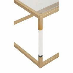 Coupon 👍 Rectangle Coffee Tables DecMode Glass And Acrylic Coffee Table 😍 -Coffee Tables Sale Store detailUMA6062