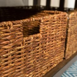 Flash Sale ⌛ Rectangle Coffee Tables Walker Edison Coffee Table With Totes 🤩 -Coffee Tables Sale Store detailWAL526