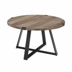 Best Pirce 🎁 Round Coffee Tables HumbleNest Countryside 30 In. Round Rustic Coffee Table 💯 -Coffee Tables Sale Store detailWAL586