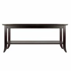 Best Pirce 💯 Rectangle Coffee Tables Winsome Genoa Rectangular Coffee Table With Glass Top ⭐ -Coffee Tables Sale Store detailWI554