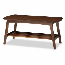 Outlet 🌟 Rectangle Coffee Tables Baxton Studio Sacramento Coffee Table 👍 -Coffee Tables Sale Store detailWSI3414