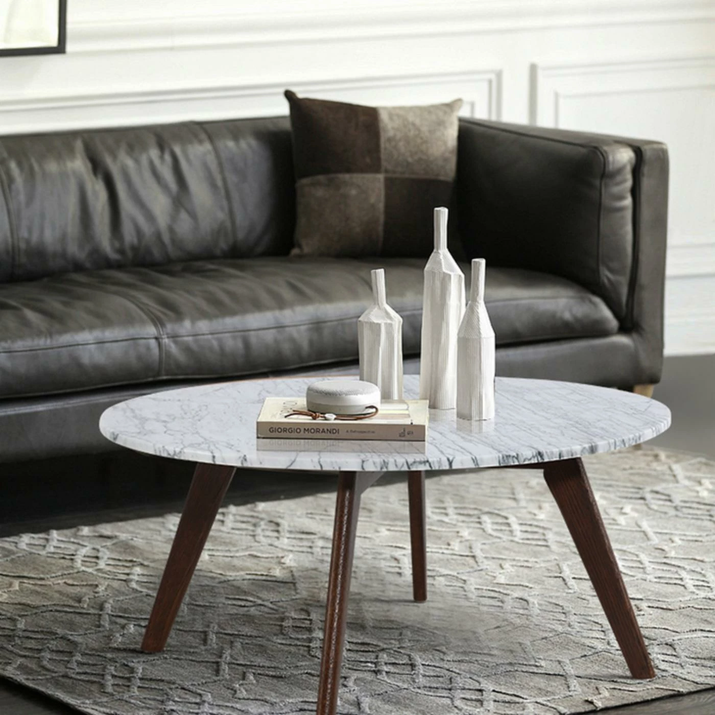 Outlet ๐งจ Poly & Bark Round Coffee Tables Poly & Bark Riley Marble Round Coffee Table ๐ 4 Outlet ๐งจ Poly & Bark Round Coffee Tables Poly & Bark Riley Marble Round Coffee Table ๐ - Image 2