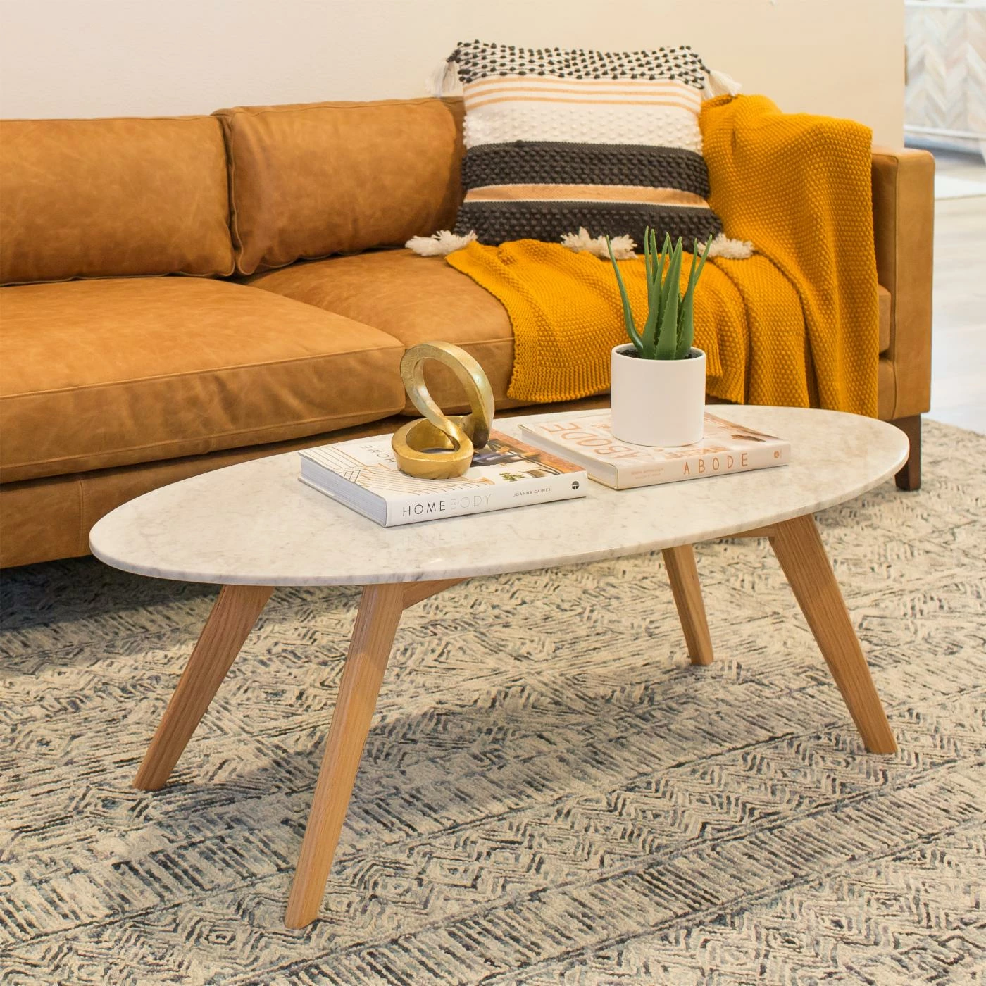 Buy ๐ Poly & Bark Oval Coffee Tables Poly & Bark Riley Marble Top Oval Coffee Table ๐ 4 Buy ๐ Poly & Bark Oval Coffee Tables Poly & Bark Riley Marble Top Oval Coffee Table ๐ - Image 2