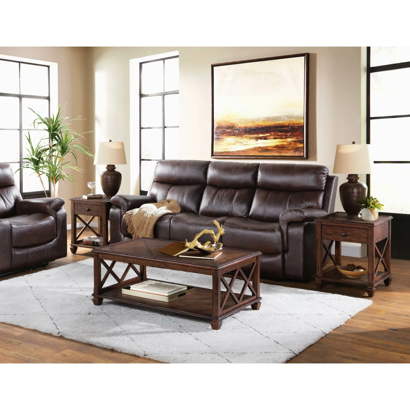 Brand new ๐ Rectangle Coffee Table Sets Alaterre Furniture Stockbridge 3-Piece Wood Living Room Set ๐ 4 Brand new ๐ Rectangle Coffee Table Sets Alaterre Furniture Stockbridge 3-Piece Wood Living Room Set ๐ - Image 2