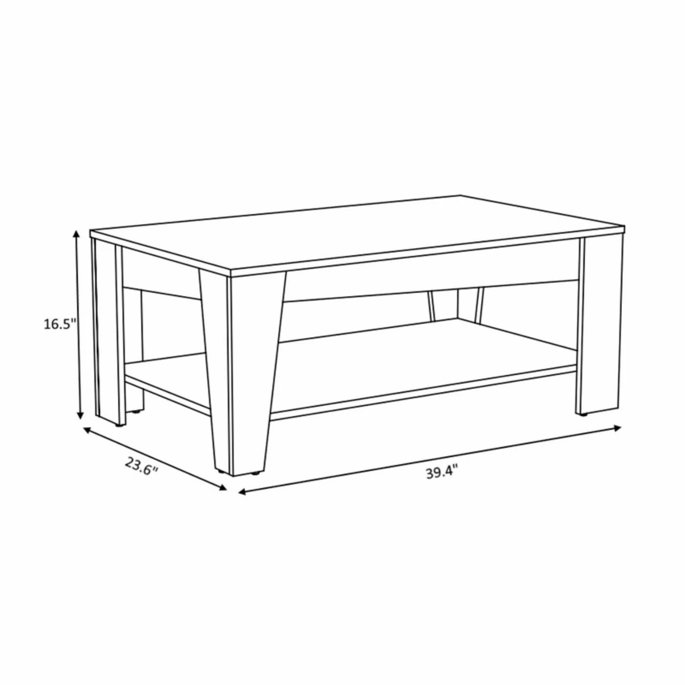 Best Sale 🥰 Rectangle Coffee Tables Francodim Arcangue Coffee Table 👍 4 Best Sale 🥰 Rectangle Coffee Tables Francodim Arcangue Coffee Table 👍 - Image 2