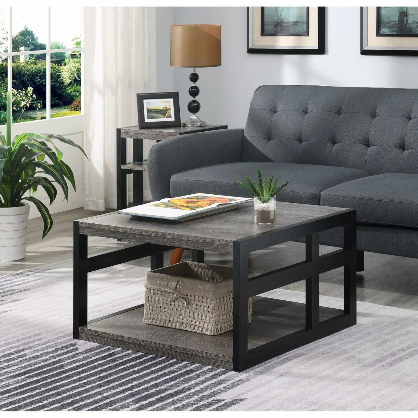 Discount 🤩 Square Coffee Tables Convenience Concepts Monterey Coffee Table 🤩 4 Discount 🤩 Square Coffee Tables Convenience Concepts Monterey Coffee Table 🤩 - Image 2