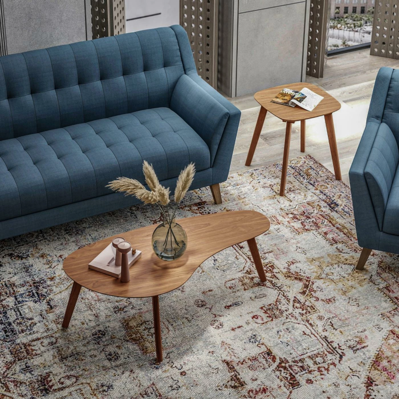 Hot Sale 🛒 Other Shapes - Coffee Tables HN Home Adler Mid-Century Modern Cocktail Table 😍 4 Hot Sale 🛒 Other Shapes - Coffee Tables HN Home Adler Mid-Century Modern Cocktail Table 😍 - Image 2