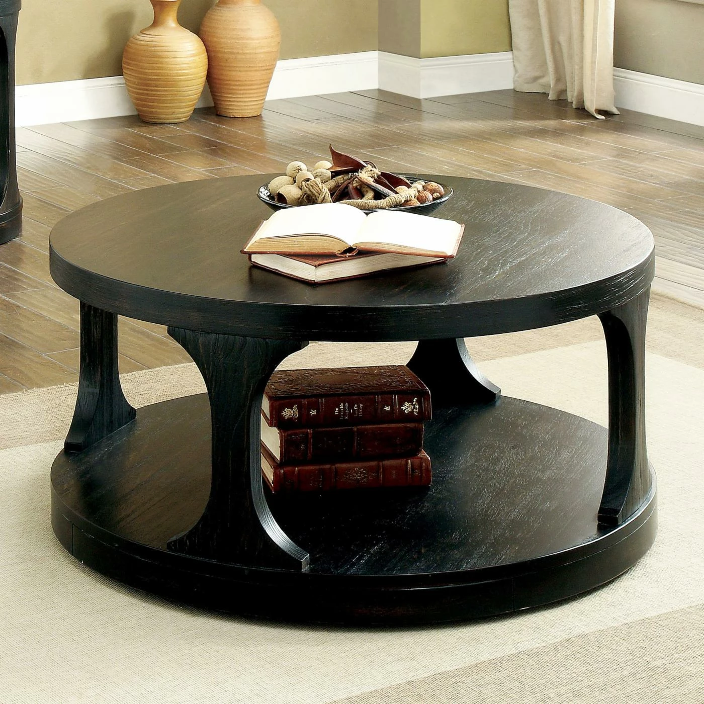 Best reviews of β Round Coffee Tables Furniture Of America Tatem Transitional Style Round Coffee Table 𧨠4 Best reviews of β Round Coffee Tables Furniture Of America Tatem Transitional Style Round Coffee Table 𧨠- Image 2