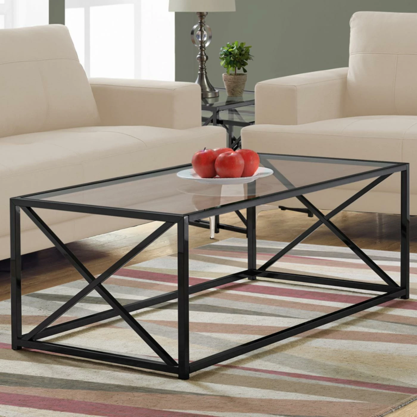 Best reviews of 🎁 Rectangle Coffee Tables Monarch Specialties Glass Top Coffee Table With Cross Legs 😀 4 Best reviews of 🎁 Rectangle Coffee Tables Monarch Specialties Glass Top Coffee Table With Cross Legs 😀 - Image 2
