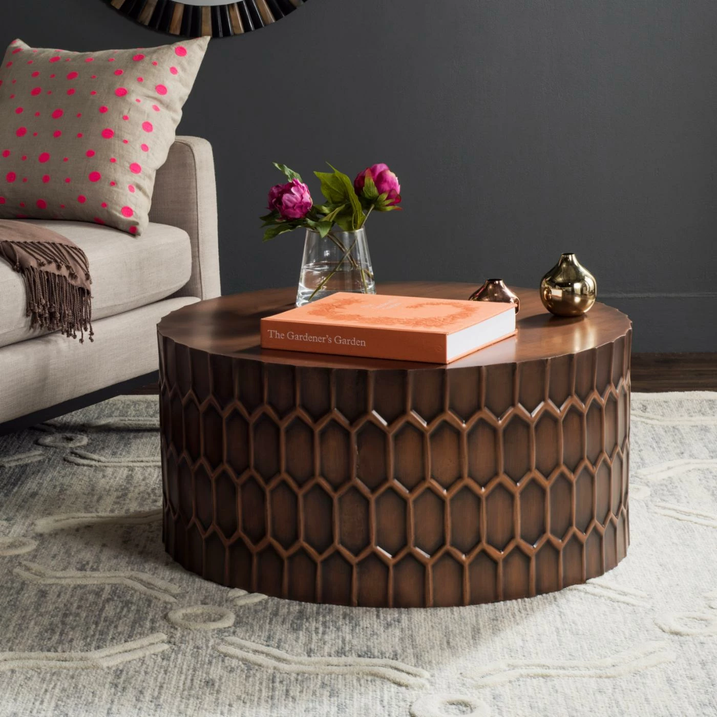 Hot Sale π₯° Round Coffee Tables Safavieh Corey Coffee Table π 4 Hot Sale π₯° Round Coffee Tables Safavieh Corey Coffee Table π - Image 2