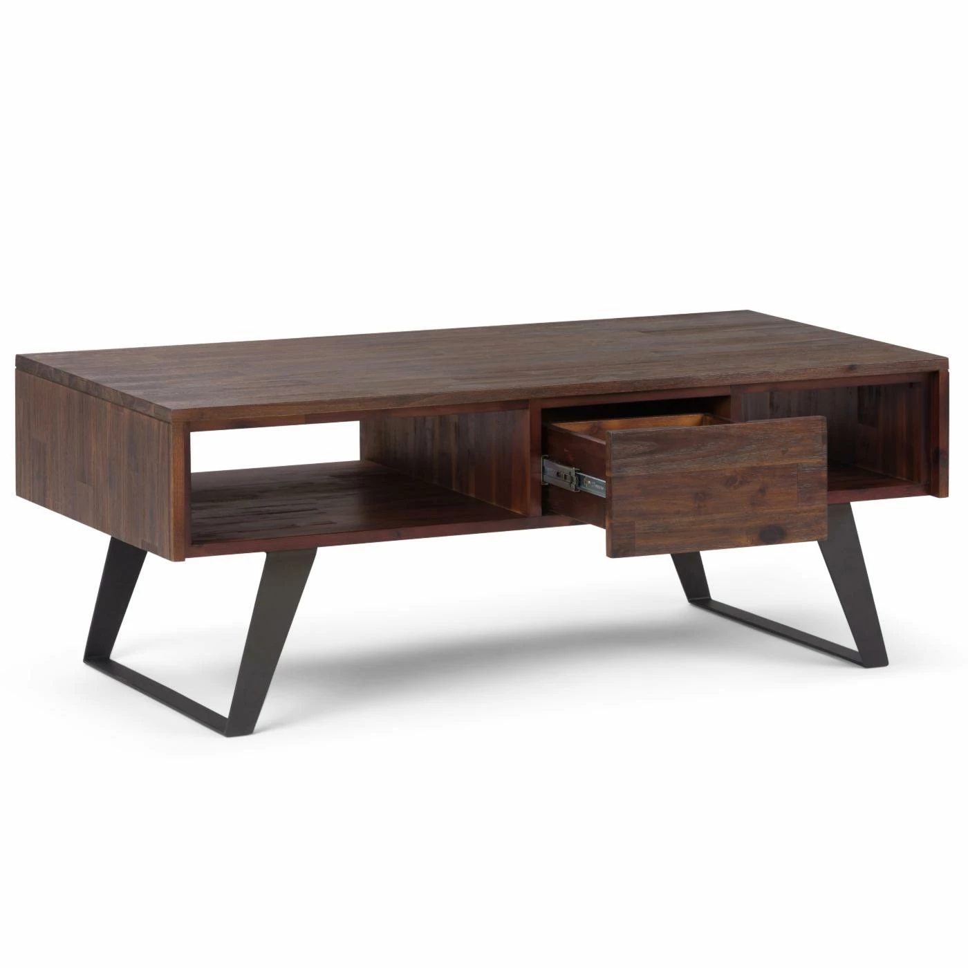 Hot Sale ๐ Rectangle Coffee Tables HN Home Utzon Mid-Century Modern Acacia Wood And Metal Coffee Table ๐ 4 Hot Sale ๐ Rectangle Coffee Tables HN Home Utzon Mid-Century Modern Acacia Wood And Metal Coffee Table ๐ - Image 2