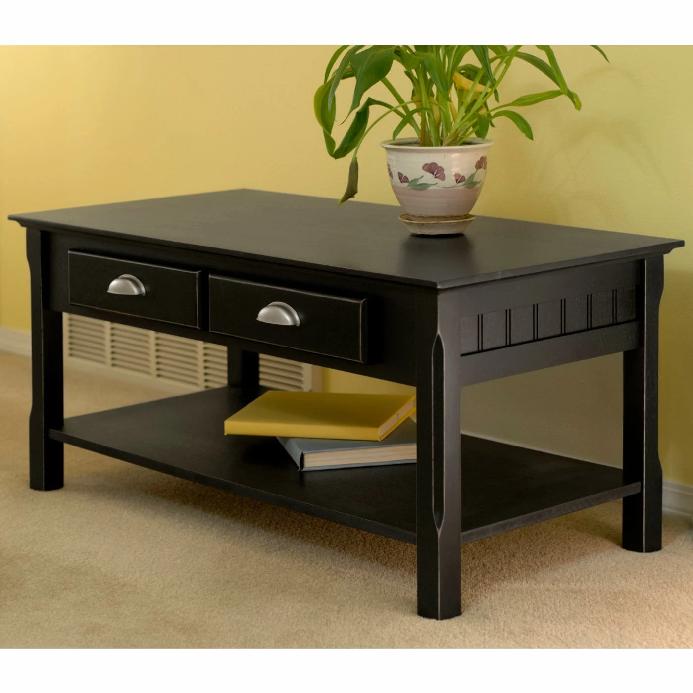 Deals ๐คฉ Winsome Rectangle Coffee Tables Sundsvall Coffee Table - Black ๐ 4 Deals ๐คฉ Winsome Rectangle Coffee Tables Sundsvall Coffee Table - Black ๐ - Image 2