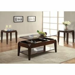 Budget 🔥 Rectangle Coffee Tables Acme Furniture Docila Walnut Coffee Table With Lift Top 😉
