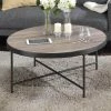 Best Sale 😉 Acme Furniture Round Coffee Tables ACME Bage Coffee Table 👍 -Coffee Tables Sale Store masterACM1509