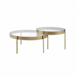 Cheap 🔥 Round Coffee Tables Acme Furniture Andover 2-piece Nesting Tables 😉