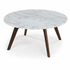 Outlet 🧨 Poly & Bark Round Coffee Tables Poly & Bark Riley Marble Round Coffee Table 🛒