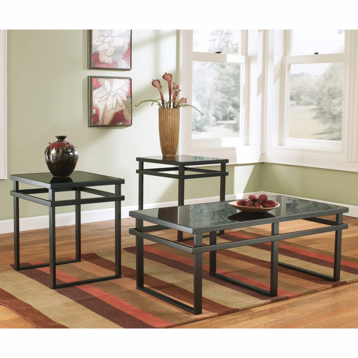 Discount π Rectangle Coffee Table Sets Signature Design By Ashley Laney Black Occasional Table - Set Of 3 𧨠3 Discount π Rectangle Coffee Table Sets Signature Design By Ashley Laney Black Occasional Table - Set Of 3 π§¨