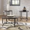 Brand new 🥰 Round Coffee Table Sets Signature Design By Ashley Ferlin Brown Occasional Table - Set Of 3 ✔️ -Coffee Tables Sale Store masterASHY193
