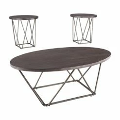 Flash Sale ๐งจ Oval Coffee Table Sets Signature Design By Ashley Neimhurst 3 Piece Coffee Table Set ๐