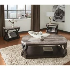 Wholesale ❤️ Rectangle Coffee Table Sets Signature Design By Ashley Radilyn 3 Piece Coffee Table Set 🔔