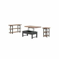 Promo ✔️ Rectangle Coffee Table Sets Alaterre Furniture Pomona 4-Piece Living Room Table Set 🥰