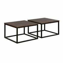 Deals ⌛ Alaterre Furniture Arcadia Acacia Wood Rectangle Coffee Tables - Set Of 2 ❤️
