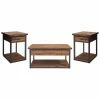Outlet 🧨 Rectangle Coffee Table Sets Alaterre Furniture Claremont 3-Piece Wood Table Set 😍 -Coffee Tables Sale Store masterASR9906