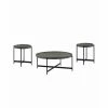 Coupon ⭐ Rectangle Coffee Table Sets Alaterre Furniture Brookline 3-Piece Living Room Table Set - Gray ✔️ -Coffee Tables Sale Store masterASR9976