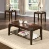 Deals ❤️ Rectangle Coffee Table Sets Benzara Rectangular Wood Top 3 Piece Coffee Table Set ✔️ -Coffee Tables Sale Store masterBENZ7813