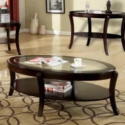 Outlet 🛒 Oval Coffee Tables Benzara Finley Oval Coffee Table 💯