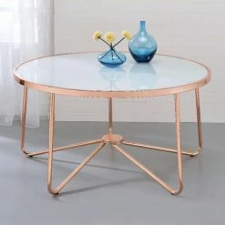 Buy 👏 Round Coffee Tables Benzara Striking Round Coffee Table 👏