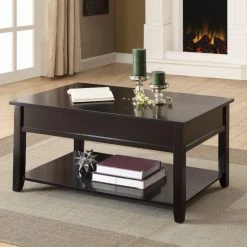 Best deal 😍 Rectangle Coffee Tables Benzara Rectangular Lift Top Coffee Table 🧨