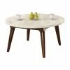 Buy ⭐ Round Coffee Tables Benzara Wood Base Coffee Table With Marble Top 😉 1 Buy ⭐ Round Coffee Tables Benzara Wood Base Coffee Table With Marble Top 😉 -Coffee Tables Sale Store masterBENZ8570