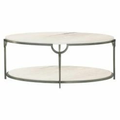 Cheapest 🎉 Oval Coffee Tables Bernhardt Morello Oval Metal Cocktail Table 🔥