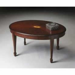Budget ⭐ Butler Specialty Oval Coffee Tables Butler 20H In. Cocktail Table - Cherry 🥰